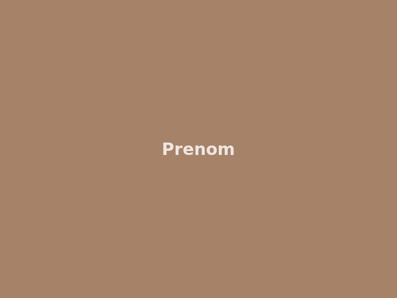 Prénom — Lettres pour chambre