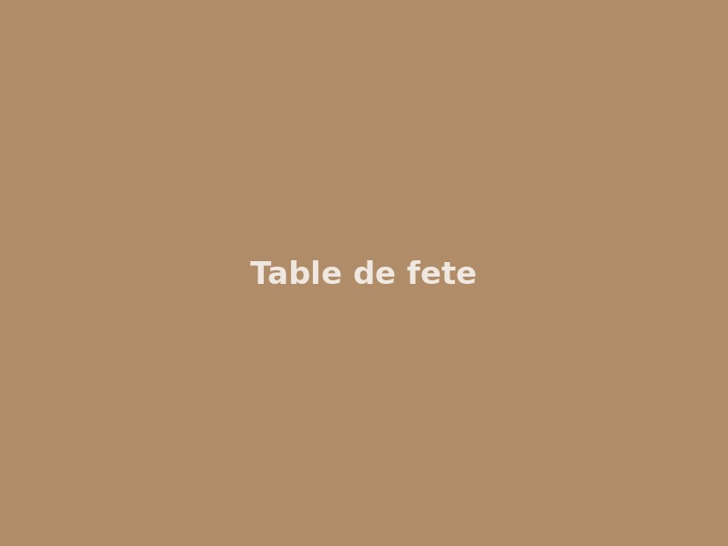 Table de fête — Ronds de serviette étoile