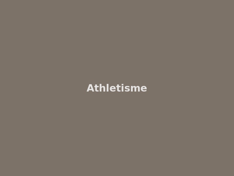 Athlétisme — Pochoir ligne de départ