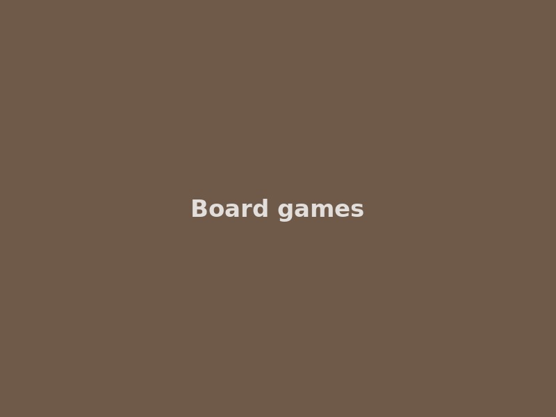 Board games — Rangement de dés