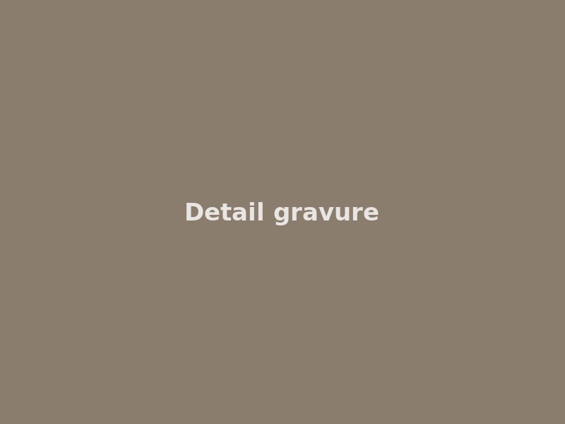 Détail de la gravure du palmarès